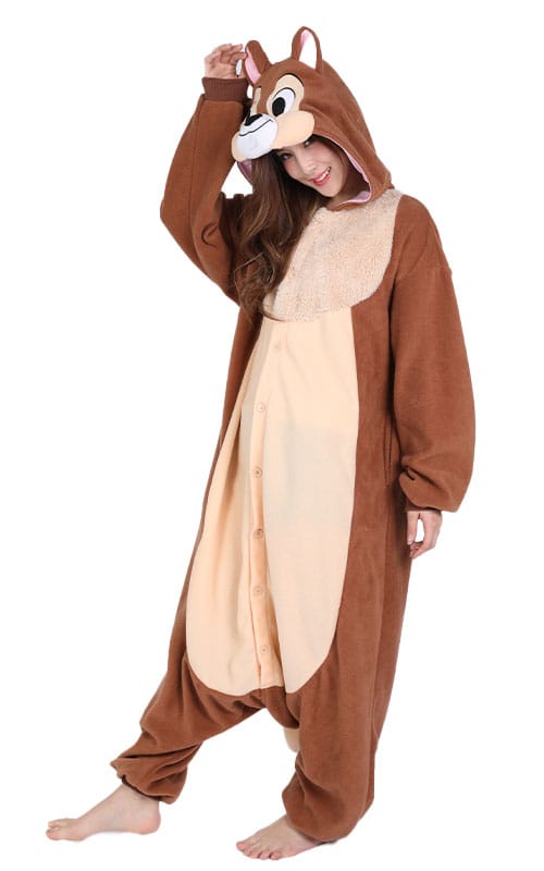 Alternative view of Tic et Tac Ecureuil Onesie Kigurumi SAZAC